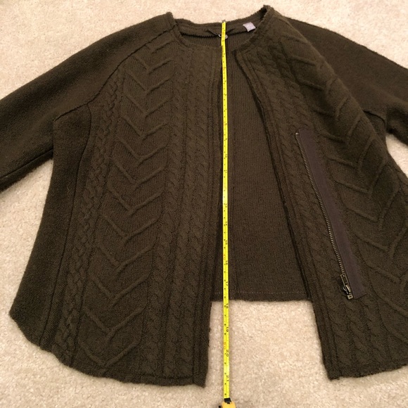 Anthropologie Knit & Knotted Wool Sweater XSP - Picture 6 of 8